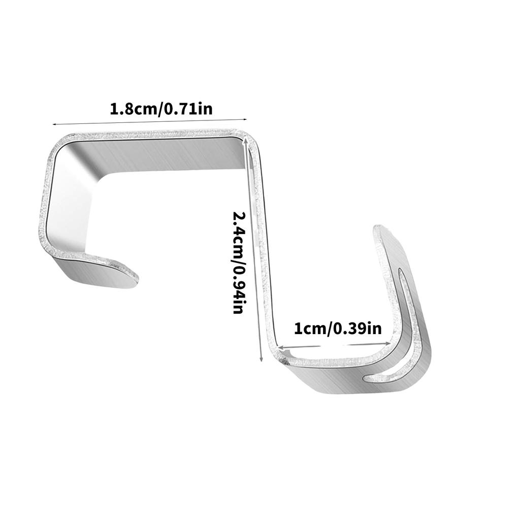 50 Pieces Small Gutter Hook Decoration for Securing Christmas Light On Eaves Gutters and Balconies Daily Casual Use