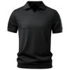 Men's Tencel Polo Shirt, Silky Drape Business Casual Polo, Seagull Collar Old Money Style Polo Top