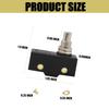 Drive-up Brake Light Micro Switch 3 Terminal Plunger Fits Club Car and EZGO OEM 12374 G1 13141G1 1011439