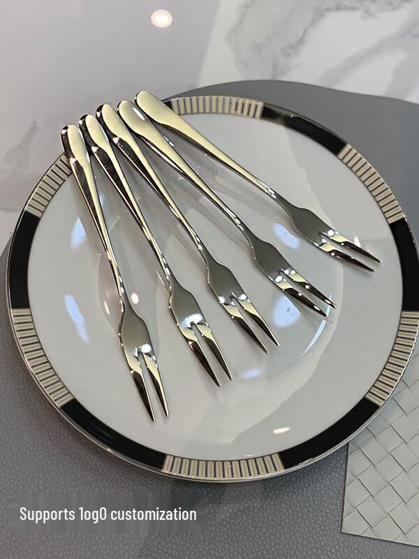 Light Luxury 304 Stainless Steel Fruit Fork