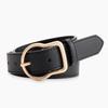 New Korean-style Fashionable Alloy Buckle Women's Belt, Versatile Jeans, Decorative Strap, Smooth and High-end Waist Belt for Women