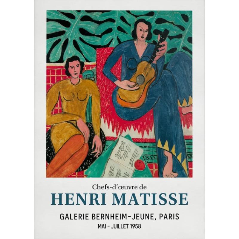 Henri Matisse Poster Vintage Wall Art Canvas Painting Nordic Abstract Landscape Paintings and Prints for Living Room Home Decor