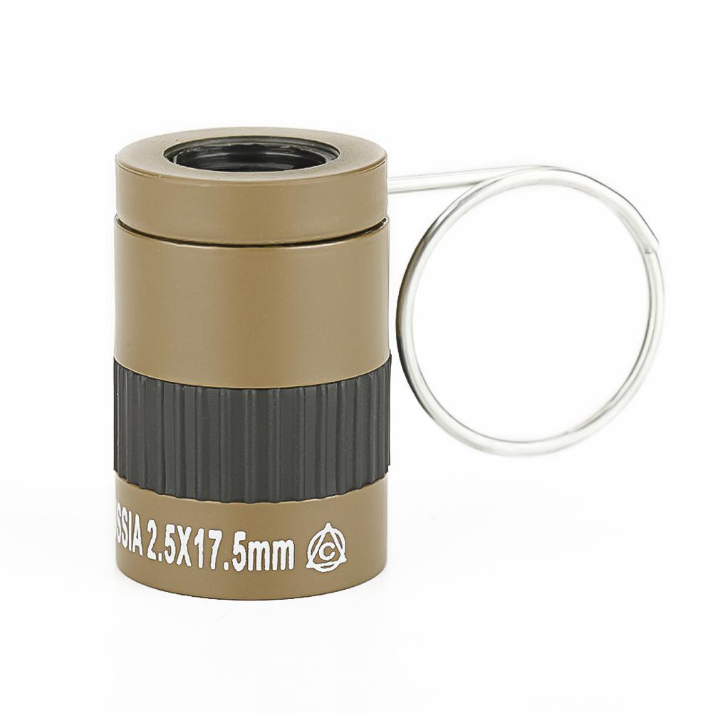 2.5X17.5MM HD Eye Protection Mini Telescope Single-Tube Telescope With Finger Buckle