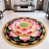 Chinese Lotus Carpet Home Mat Temple Kneeling Worship Lotus Living Room Meditation Mat Living Room