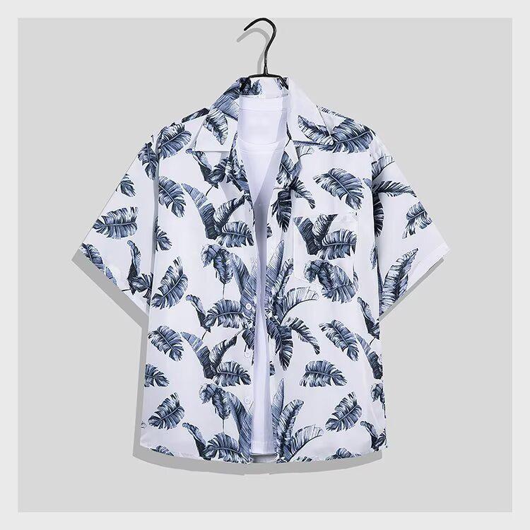 Hawaii Plus Size Quick-Dry Men's Shorts & Shirt Set - Casual Vacation Wear for Couples & Families