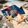 Custom Name Personalized Club Deportivo Guadalajara Print Beach Towel, for Trip Camping Beach Party Home Decor, Birthday Gift for Family & Friends