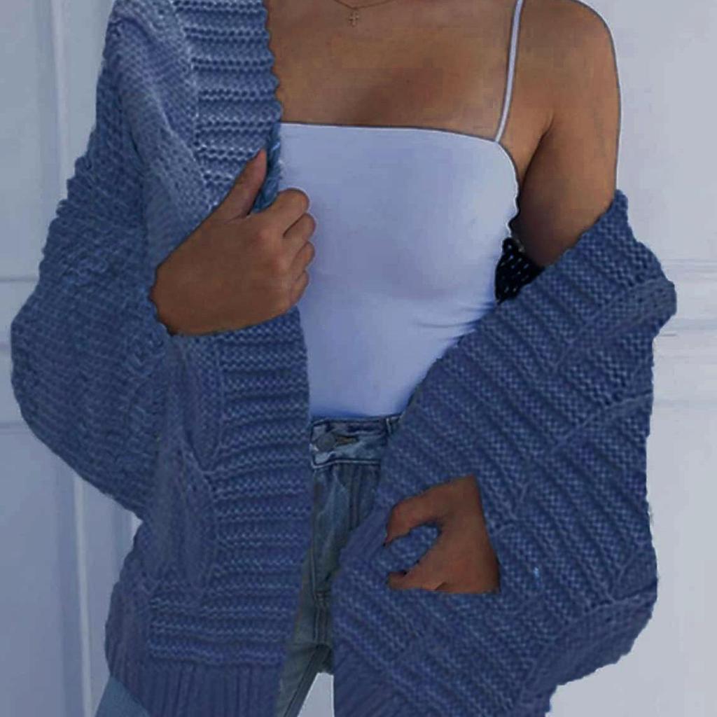 Autumn and Winter Women's Sweater Cardigan Sweater Cozy Casual Cardigan Sweater Tops