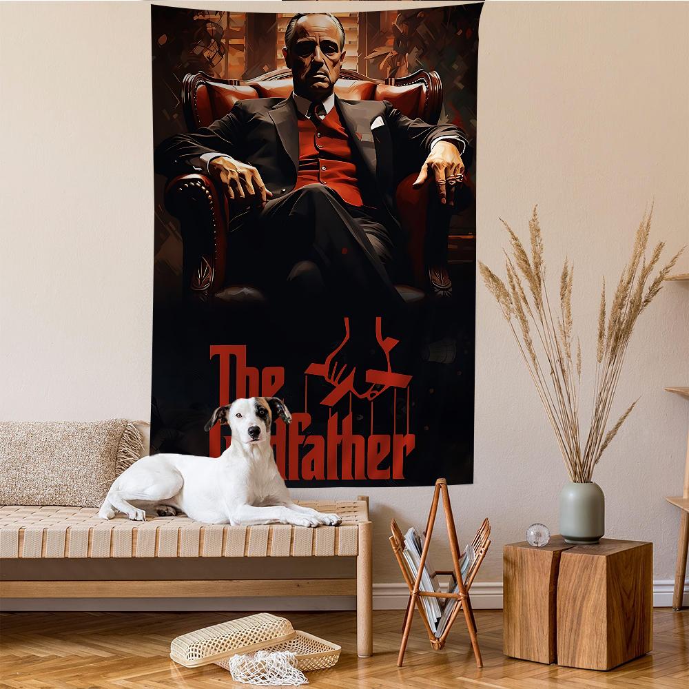 The GGodfather Movie Cartoon Tapestry Art Science Fiction Room Home Decor Wall Hanging Home Decor