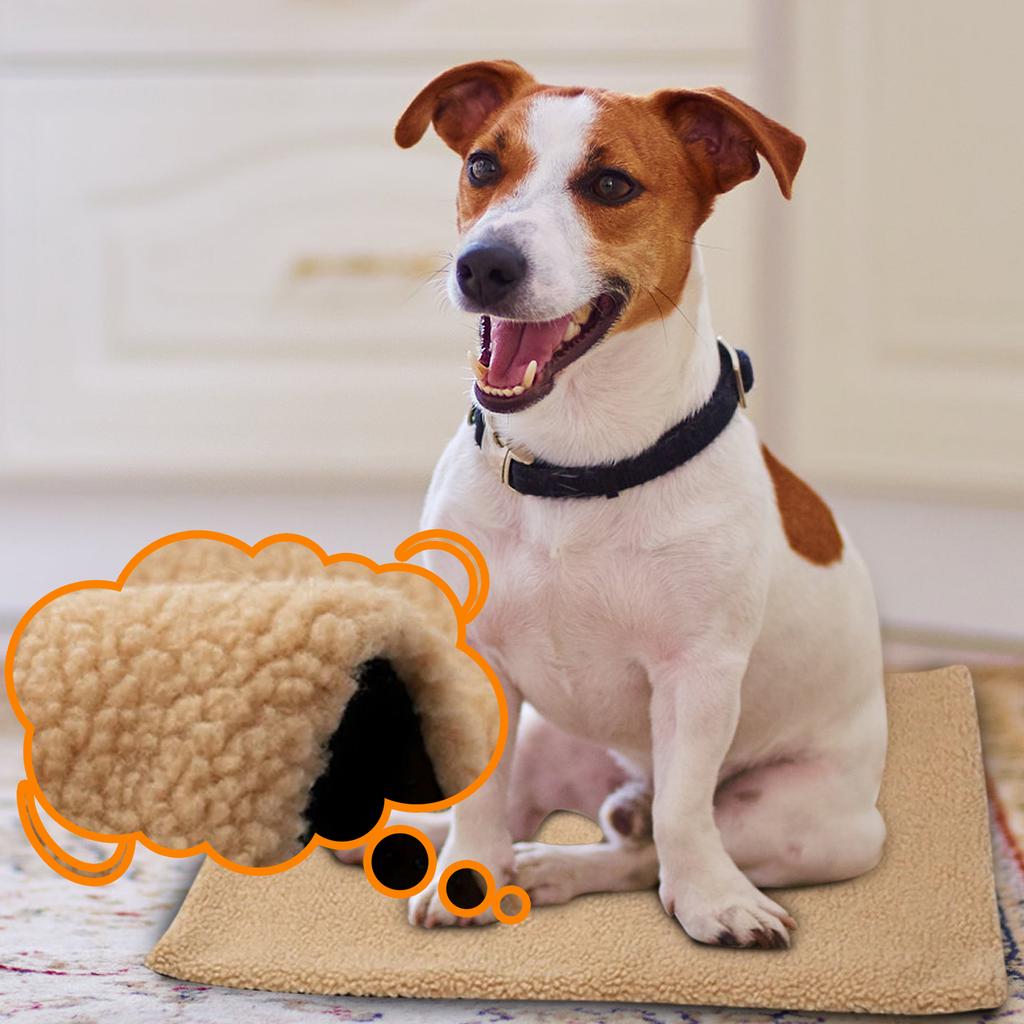 Puppy Dog Bed Mat Self Heating Winter Soft Warm Pet Rug Thermal Pad