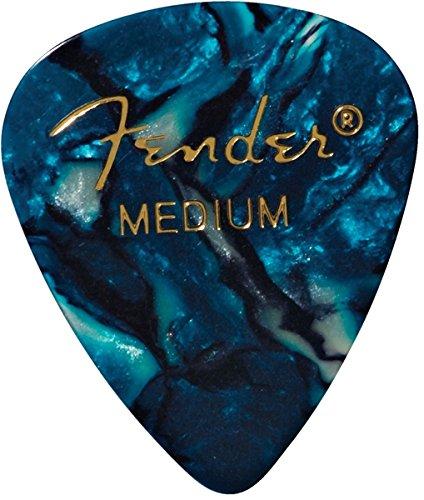 Fender 8 Pieces Teardrop Medium Guitar Picks Assorted Colors
