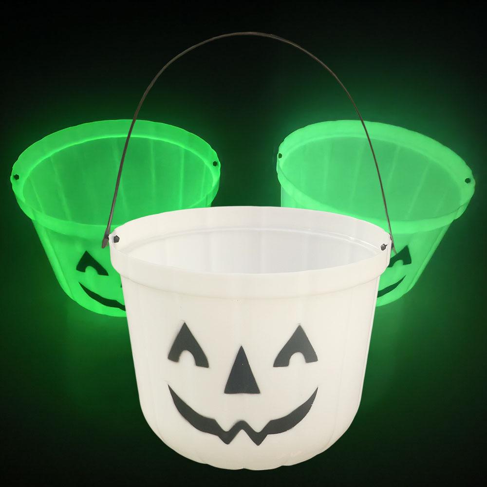 Handheld Pumpkin Lantern with Sound Control – Colorful Halloween Candy Bucket in Various Sizes