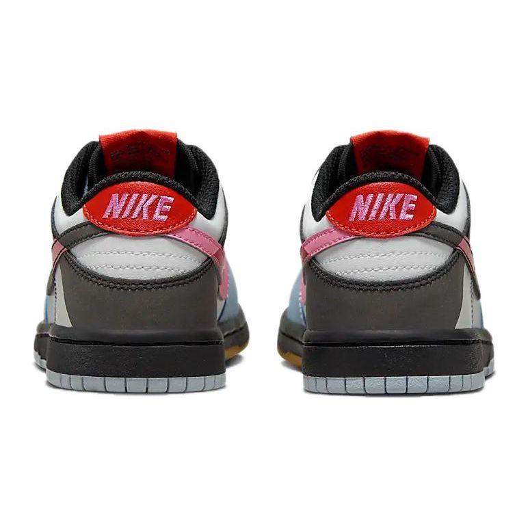 Nike Dunk Low PS Dance Chaussures de Sport Enfant Multicolore Summit-White Light-Armory-Blue FJ2687-100