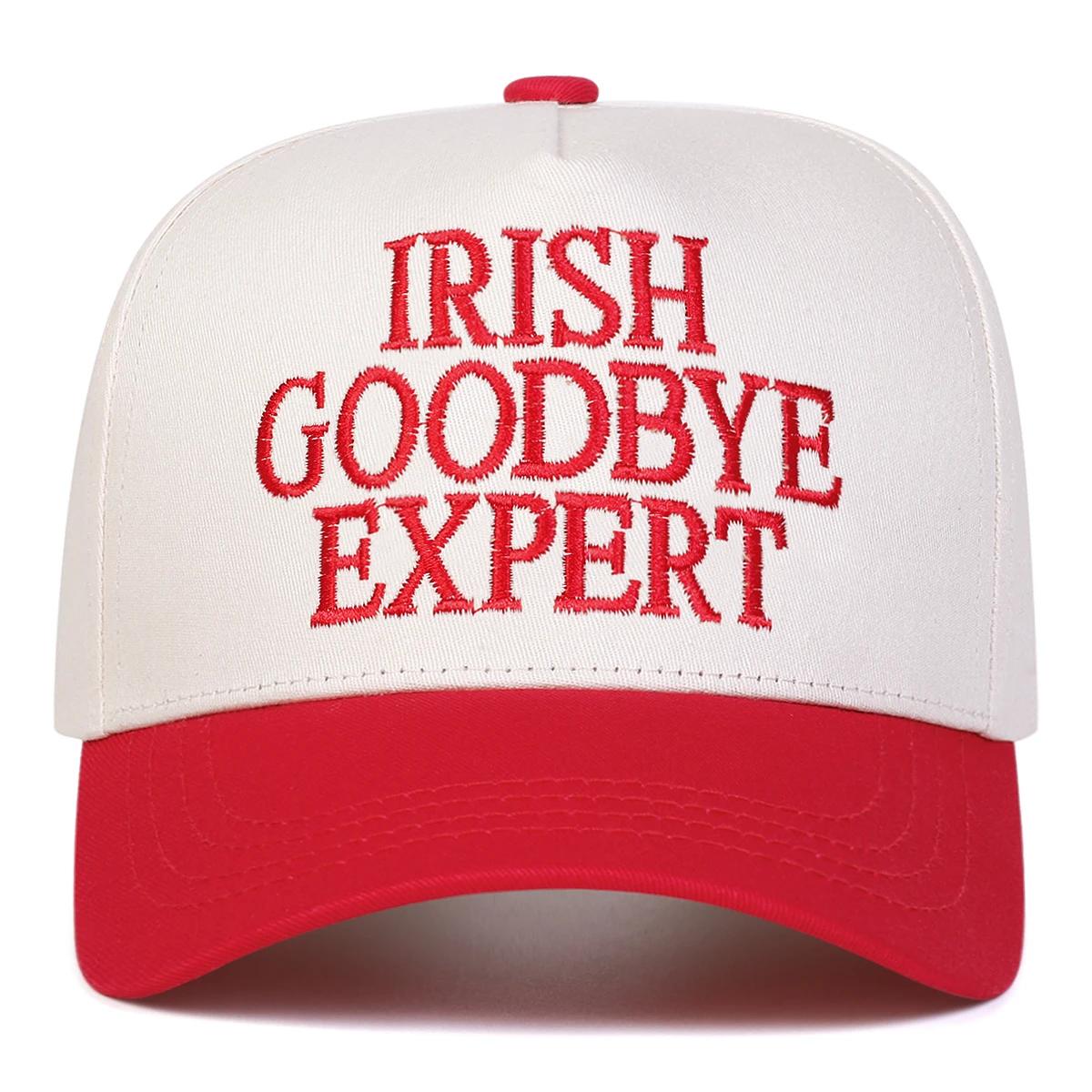 

Унисекс Бейсболки с вышивкой Irish Goodbye Expert Весна и Осень Открытый Воздух Регулируемые Повседневные Кепки Кепка от Солнца Спортивная Кепка