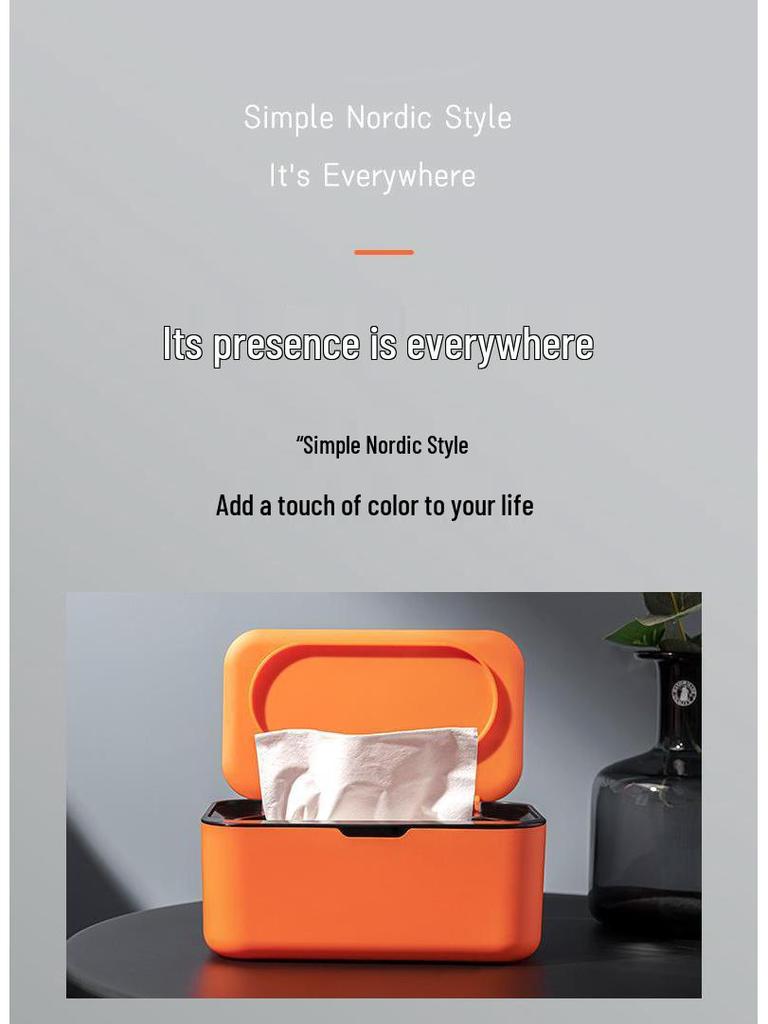 Versatile Sealed Storage Box for Wet & Dry Wipes, Masks, and Tissues