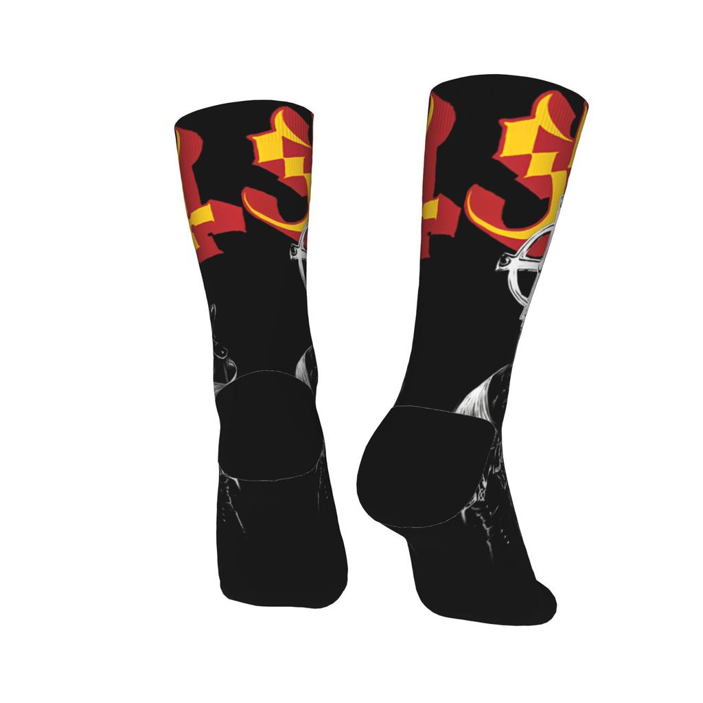 Ghost Band Cartoon Stockings Men's  Socks High Quality Fashion Socks Autumn Outdoor Sports Non Slip Pattern Socks Gift