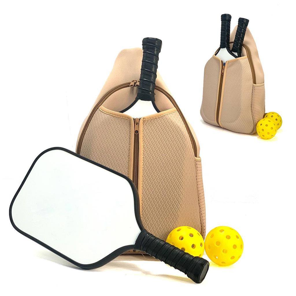 2025 Portable Sports Bag for Badminton, Tennis & Pickleball - Fits 2 Rackets, Handheld, Large-Capacity, Down Cotton