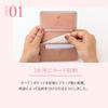 Chiocciola Genuine Leather Card Case, Business Card Holder, Women's (MintIvory)