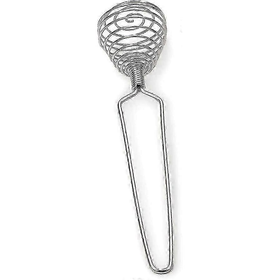 Mini French Spring Whisk, 8.67 Inch Silver Stainless Steel Spring Coil Whisk, Hand Eggbeater Egg Mixer Whisk Blender Stirring Beater - CHUNCC