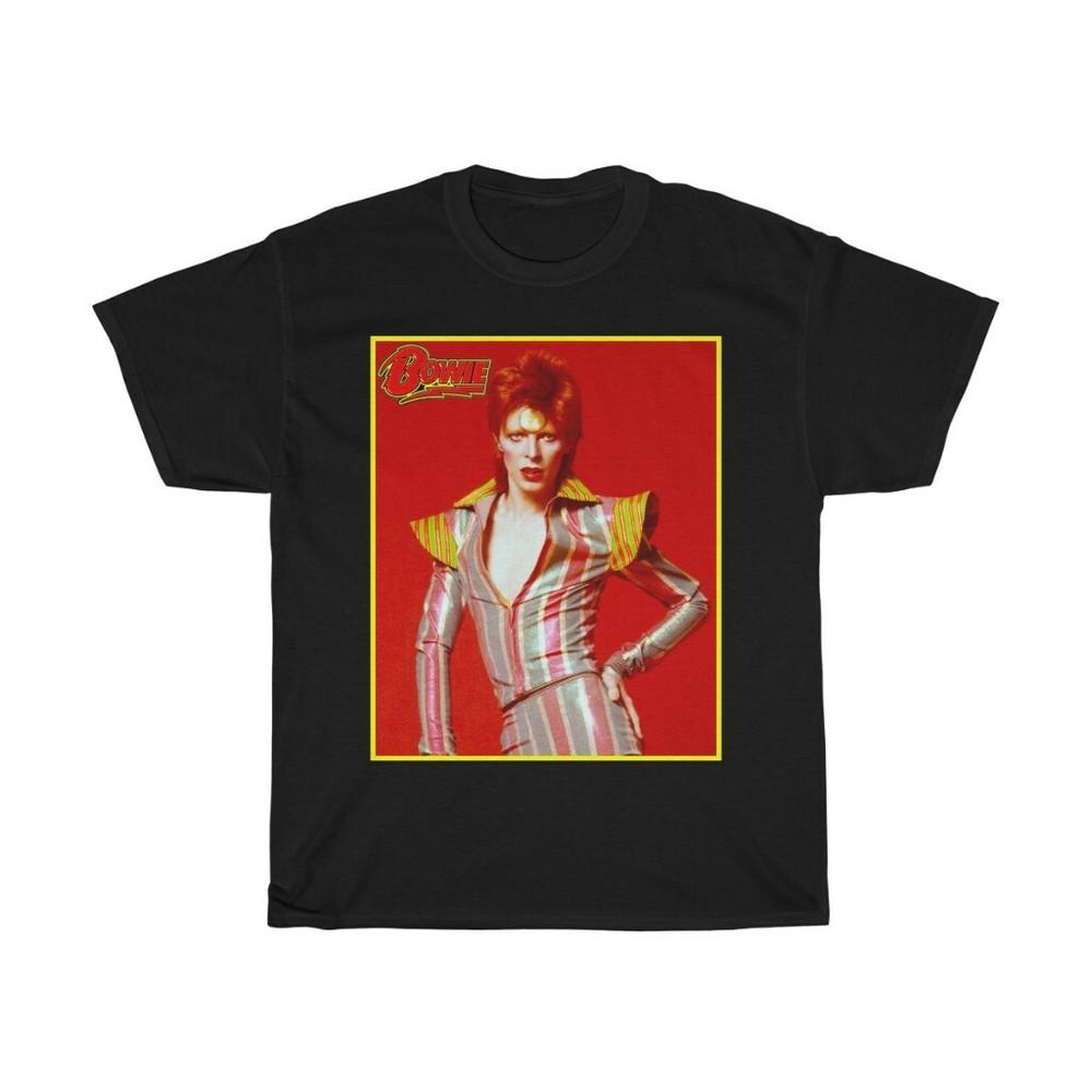 David Bowie The Glam Days  Unisex Heavy Cotton Tee Unisex T-Shirt XXXL