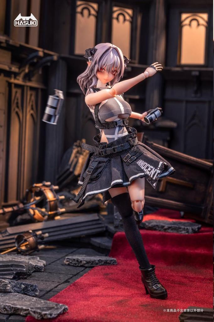 Haski pocket art series PA009 Succubus Sister Friede SP approximately 155mm tall the top of the scale action figure made of and fabric version, (to