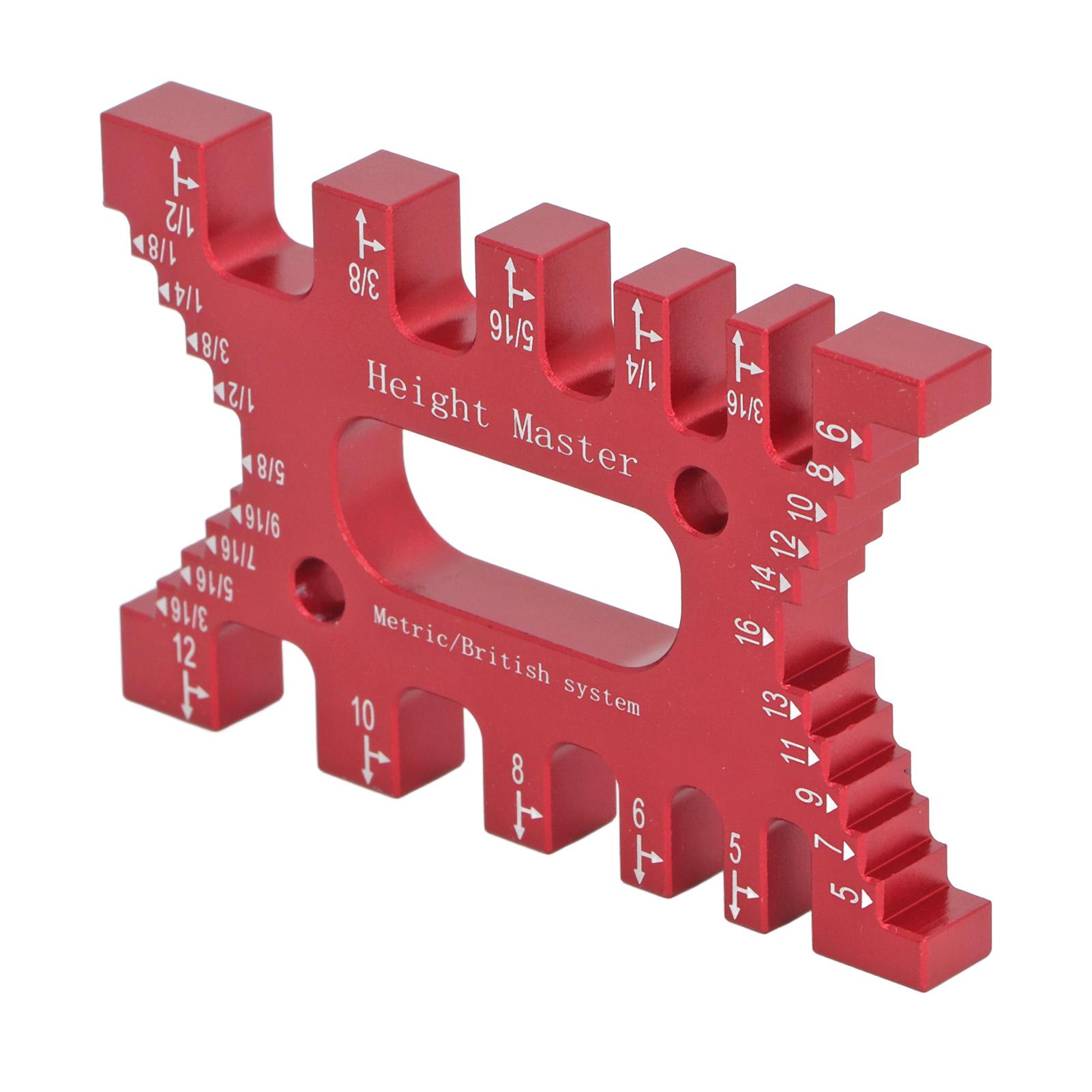 

Dovetail Jig Tenon Caliper High Accuracy Laser Scales Carpentry Router Saw Measuring Ruler for Woodworking Red красный