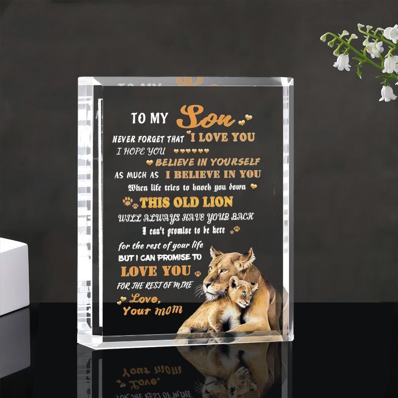 Meaningful Son's Gift: A Birthday Present from Mom and Dad, a Memento for the Son, an Inspirational Graduation Gift.