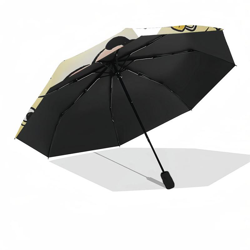 1pc Crayon Shin-chan Automatic Folding Umbrella] Durable Iron Frame & Rod, Portable Folding, Makes a Great Holiday Gift yy251016243