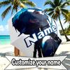 Custom Name Personalized Jinx Print Umbrella, Auto Open Close, 8‑Rib Sturdy Frame, Commute Camping Hiking Use, Birthday Gift