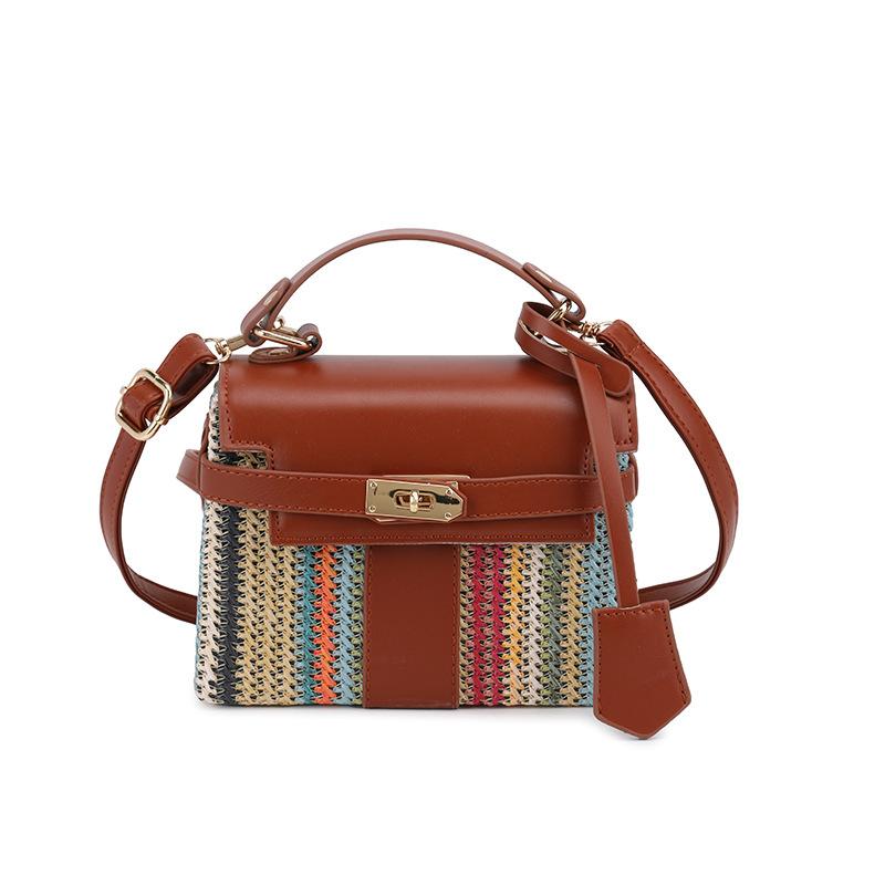 

Популярная модная соломенная сумка женская, новая трендовая повседневная, через плечо