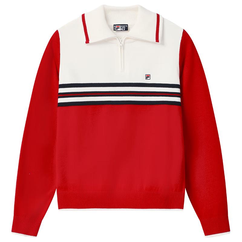 Fila Women's Colorblock Lapel Sweater