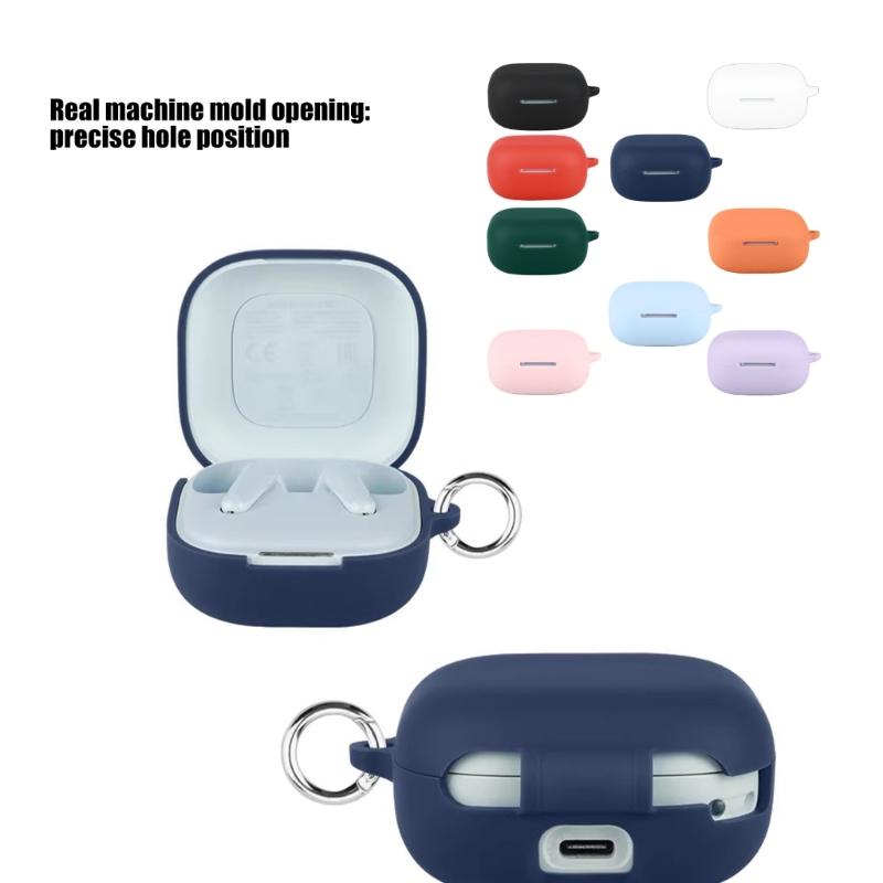 Earphone Cover Shockproof Wrap Case Antiscratch Guard Washable Silicone Housing Shell Enhances Grip Suitable for R60i NC