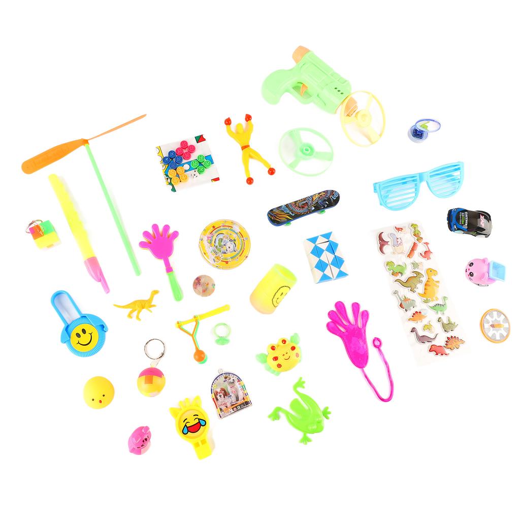 30pcs Children Carnival Assortment Toy Party Favor Assorted Prizes Kids Colorful Toys