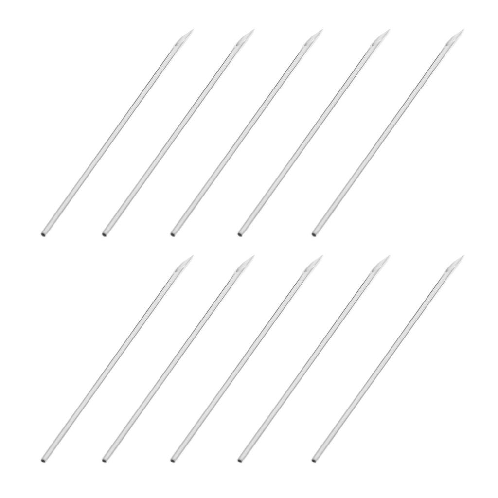 100 buc Ace pentru Body Piercing Dezinfectabile Oțel Inoxidabil 316 Ace de Piercing 16G 1.2MM