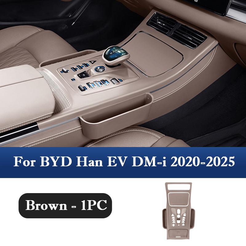 For BYD Han EV DM-i -2025 Car Center Control Silicone Wireless Charging Anti-slip Mat Protective pad Storage Box Accessories
