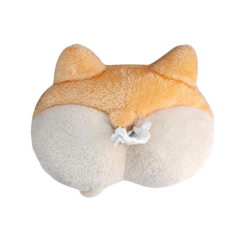 

Бытовой автомобильный ящик для салфеток, подвесная эластичная пряжка для автомобиля, предметы интерьера, плюшевая сумка из полипропилена, хлопка, флиса ягненка, бумажная сумка-ящик