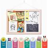 1PC 30x40cm Message Cork Board with Wood Frame Combination Bulletin Magnetic Marker Whiteboard And Drawing Board for Home Office