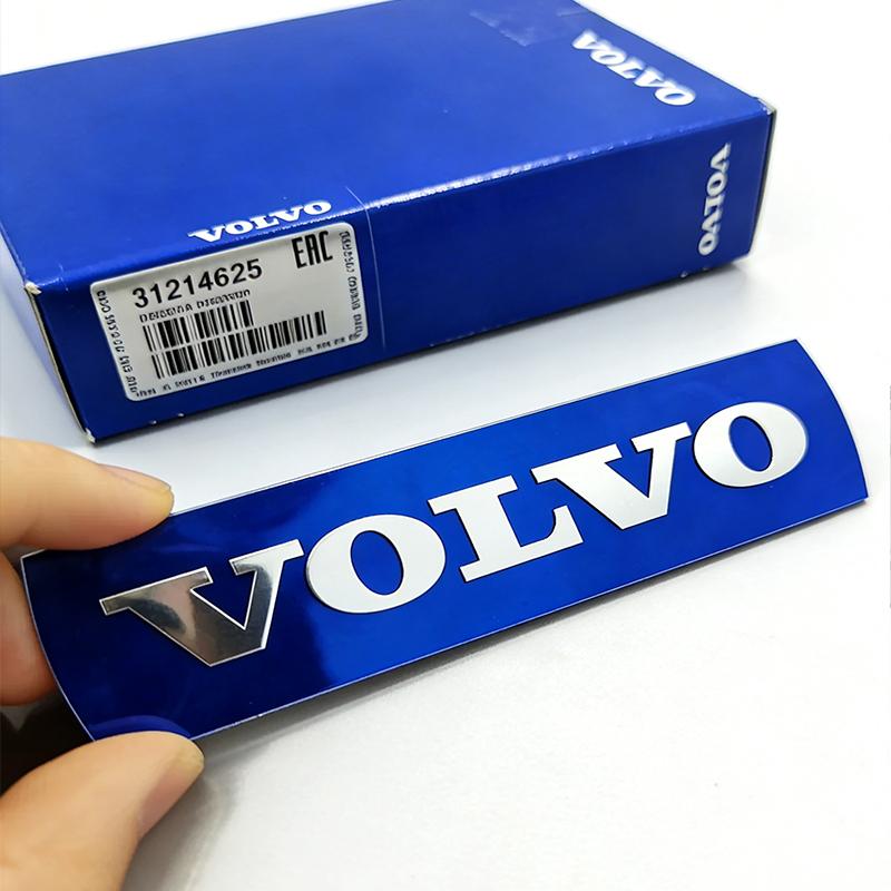 Dekoracyjne Naklejki z Logo na Grill Przedni Kierownicę Samochodowe Akcesoria Dla Volvo Rdesign Polestar AWD V50 S60 XC60 S40 XC40 XC90