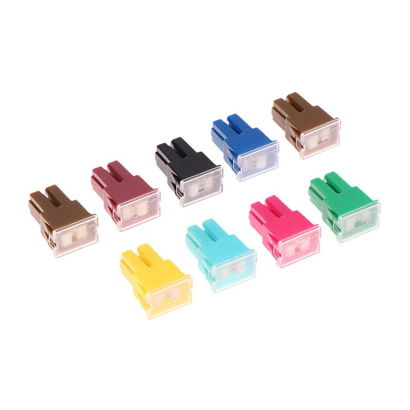 5Pcs Automobiles Fork Bolt Fuses 20-120A Square Car Fuse Box Waterproof Sockets Car Square Head Large Plug-In Fuses
