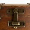 Bronze Colored Box Lock Hardware Restros Brasses Door Latches for Wooden Keepsakes And Jewelry Case
