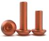 Tornillos de Cabeza Botón de Cobre Puro Métricos M3 M4 M5 M6 M8 X 4 5 6 8 10-50mm Conducción Eléctrica