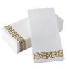 50 Disposable Guest Towels Soft And Absorbent Linen Feel Paper Hand Towels Durable Decorative Bathroom Hand Napkins Good