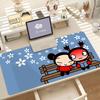 Cartoon PPuccaS Mouse Pad Anti Slip Rubber Edge Locked Thickened Laptop Gaming Desk Mat