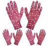 Anti-slip Garden Gloves 3 Pairs Size 8