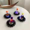 Glowing Lace Ghost Halloween Headwear Children Hairpin Hair Accessories Halloween Hat Hair Clip