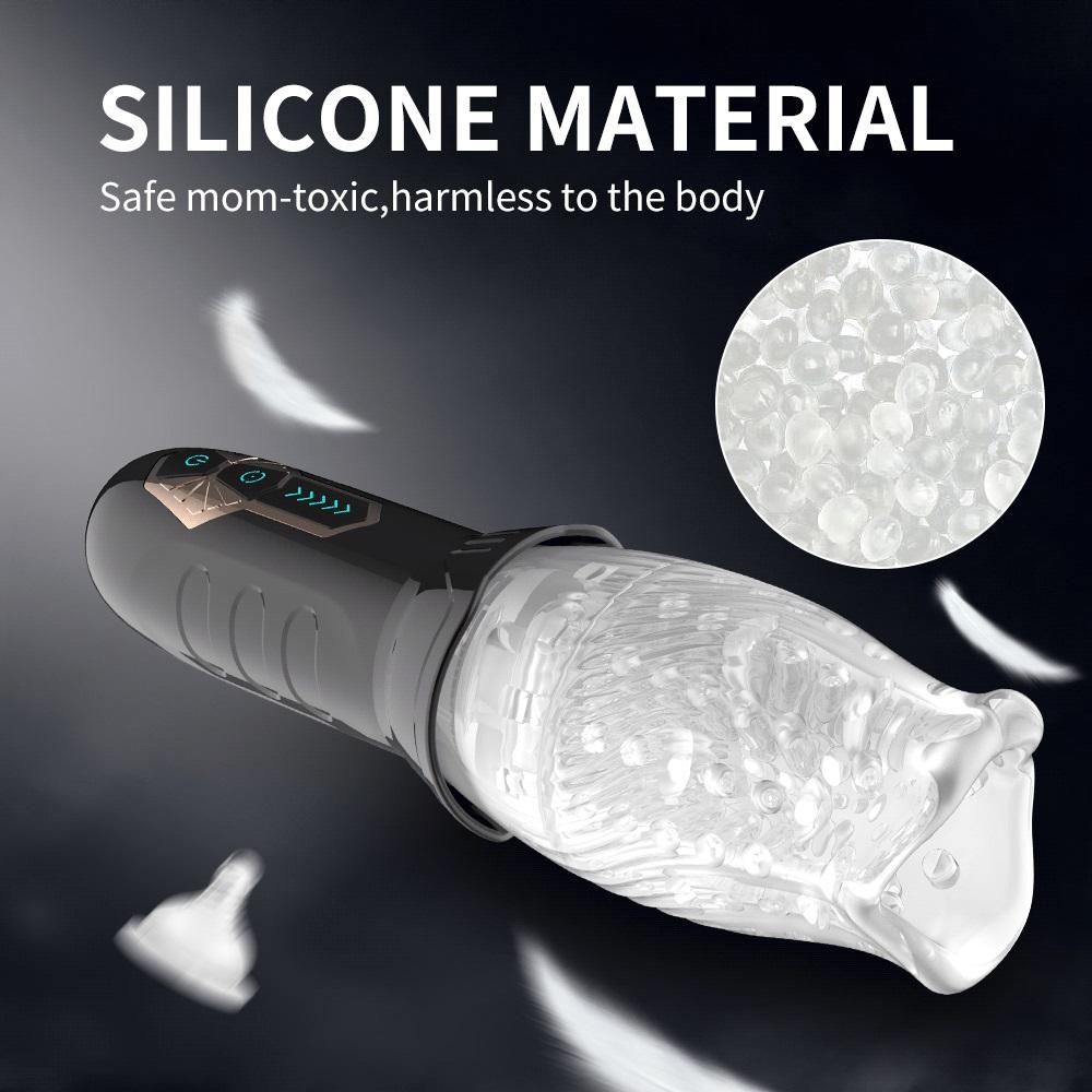 Male Automatic Masturbator Cup 360° Rotating  Penis Blowjob Pussy Stimulator Vagina Real Oral Vibrator Sex Toys for Adults Men