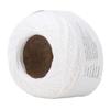 Lace Line Cotton Hand Crocheted   Silk Light Thin Line (6602 Rice White)