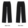 Autumn Retro High-Waist Straight Leg Mop Jeans for Women