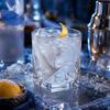 Square Glass Tumbler with Embossed Flying Swan and Mountain Design 30th Anniversary Edition Whiskey Water Juice Glass Cup