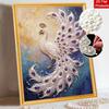 Elegant Peacock Pearl Kit 5D DIY Rhinestone Art Craft for Home Desktop Decoration Relaxing Handmade Gift