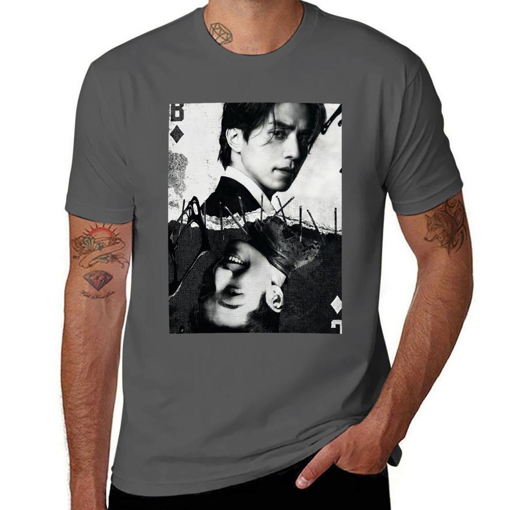 Bad and Crazy Kdrama - Lee Dong-Wook n Wi Ha-Joon-movie star T-Shirt t shirts for man graphic vintage T-Shirt